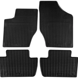 Covorașe din cauciuc Petex pentru Peugeot 308 (2007-2013), 4 părți, negru, aderență B044