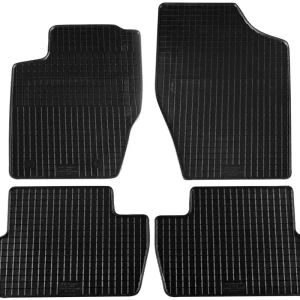 Covorașe din cauciuc Petex pentru Peugeot 307 (2001-2007), 4 părți, negru, aderență B042
