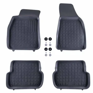 Covorașe din cauciuc RezawPlast pentru Audi A4 (2000-2007) - tip gri