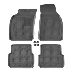 Covorașe din cauciuc Rezaw-Plast pentru Audi A6 (2004-2008) / A6 Allroad (2006-2011) - gri