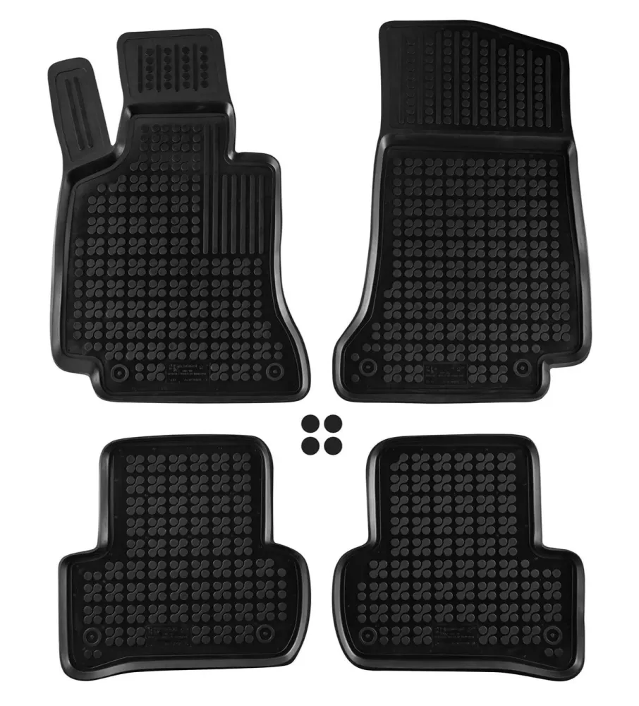 Covorașe din cauciuc Rezaw-Plast pentru Mercedes W205 C-Class (2014-2020) - tip bazin