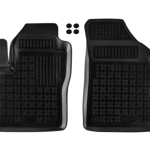 Covorașe din cauciuc Rezaw-Plast pentru Peugeot Bipper (2007+), 2 bucăți, negru
