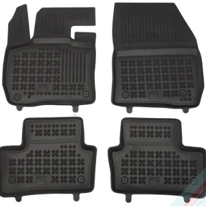 Covorașe din cauciuc Rezaw-Plast pentru Peugeot e-308 (2023+), 4 părți, negru