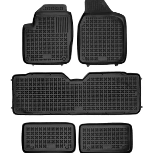 Covorașe din cauciuc Rezaw-Plast pentru VW Sharan (1996-2010) 7 locuri tip bazin