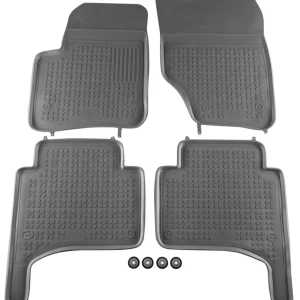Covorașe din cauciuc Rezaw-Plast pentru VW Touareg (2002-2010) tip bazin gri