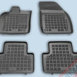 Covorașe din cauciuc Rezaw-Plast pentru Volvo V50 (2004-2012), 4 părți, negru
