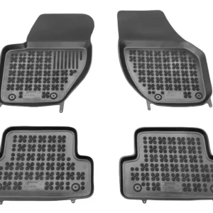 Covorașe din cauciuc Rezaw-Plast pentru Volvo V40 (2012-2019), 4 bucăți, negru