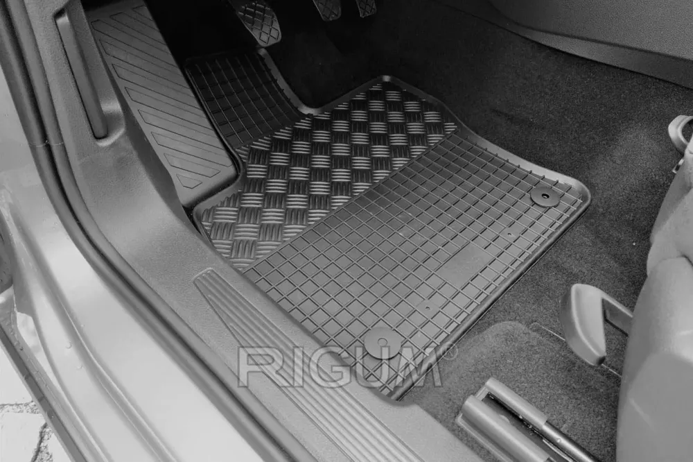 Covorașe din cauciuc Rigum pentru VW Caddy (2021+) față 2 piese