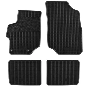 Covorașe din cauciuc Rigum pentru Peugeot 301 (2012+) - 4 părți, negru