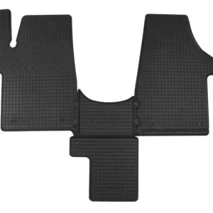 Covorașe din cauciuc Rigum pentru VW T5/T6 (2003-2020) cu tunel, 2 locuri, 4 piese