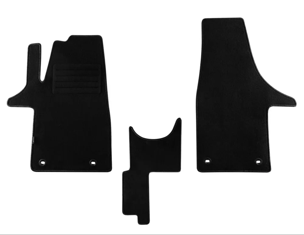 Covorașe Petex pentru VW T5 (2003-2015), bază scurtă, 3 locuri, 3 părți Rex