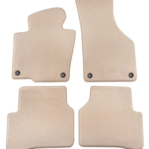 Covorașe Petex pentru VW Passat B6/B7 (2005-2010) Comet bej găuri rotunde