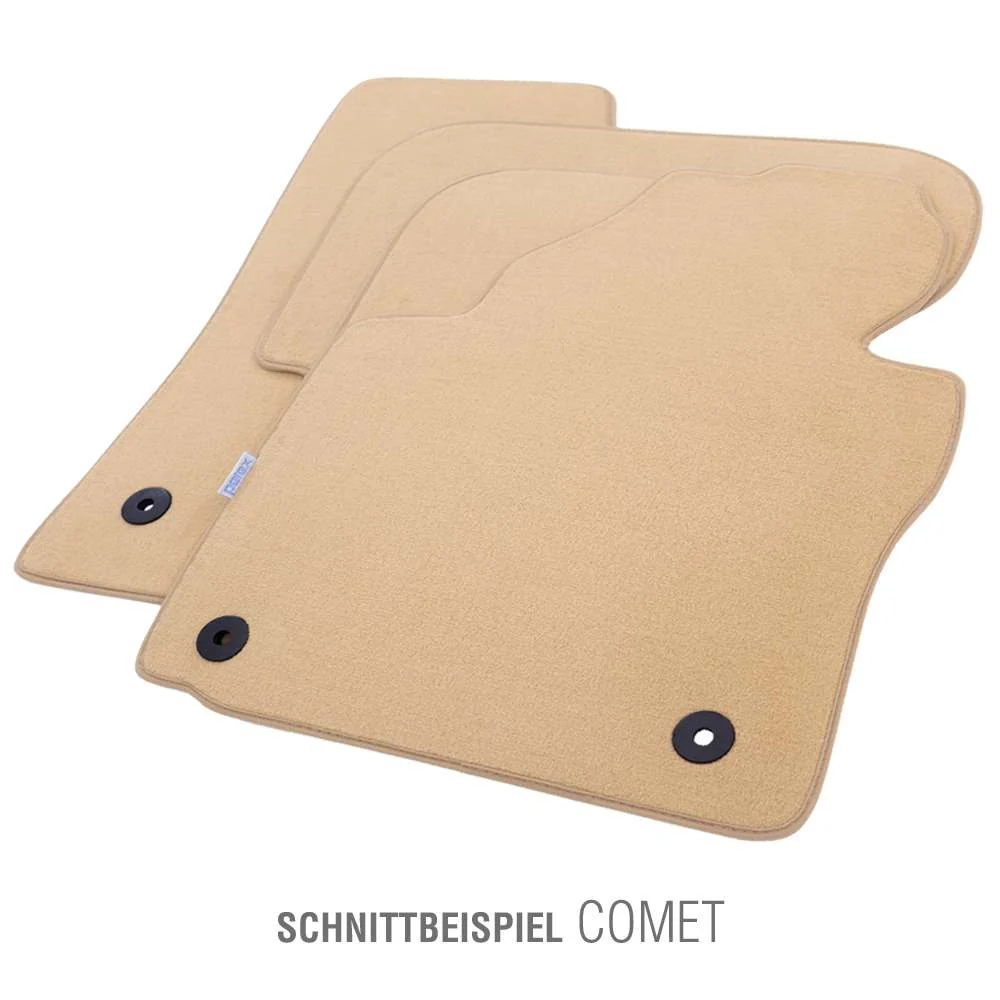 Covorașe Petex pentru VW Passat B6/B7 (2005-2010) Comet bej găuri rotunde