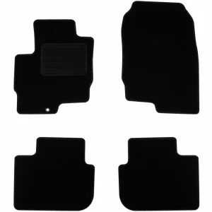 Covorașe Rigum pentru Mitsubishi Colt (2004-2012) - 5 uși, 4 părți, negru