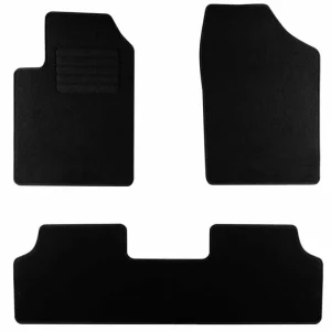 Covorașe Rigum pentru Peugeot Partner (1999-2008), 3 părți, negru