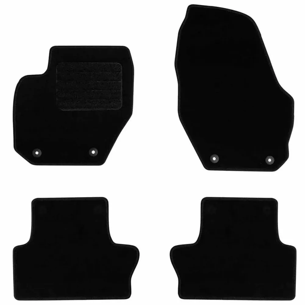 Covorașe Rigum pentru Volvo XC60 (2008-2017) - 4 bucăți, negru