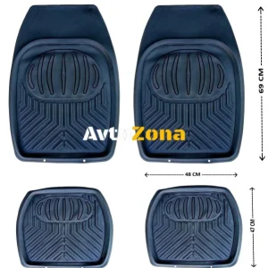 Covorașe universale din cauciuc pentru mașă, jeep, dubă 4pcs.