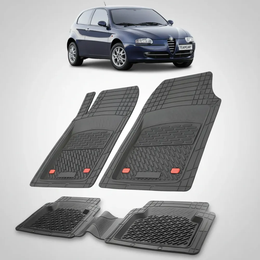 Covorase Alfa Romeo 147 Generatia I Compatibile 2000-2010 | Black