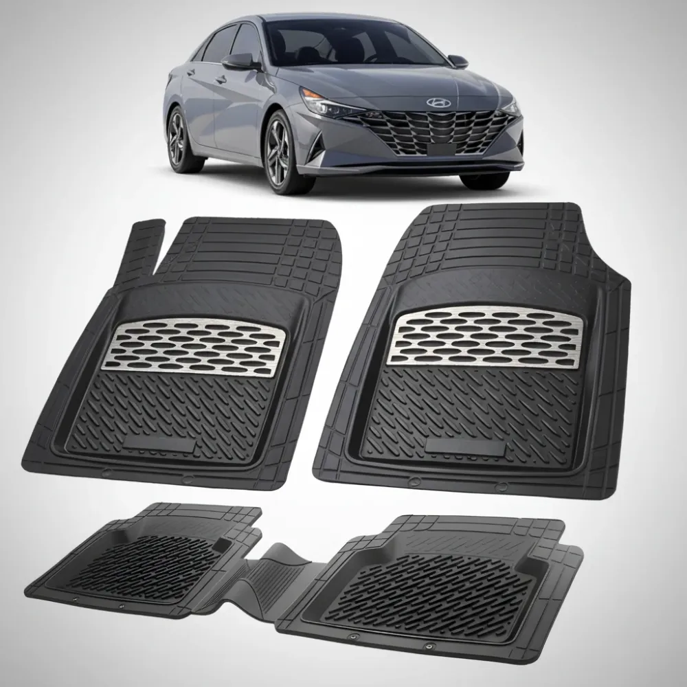 Covorase Auto Cauciuc Compatibile Hyundai Elantra VII (2020-2024) -Silver