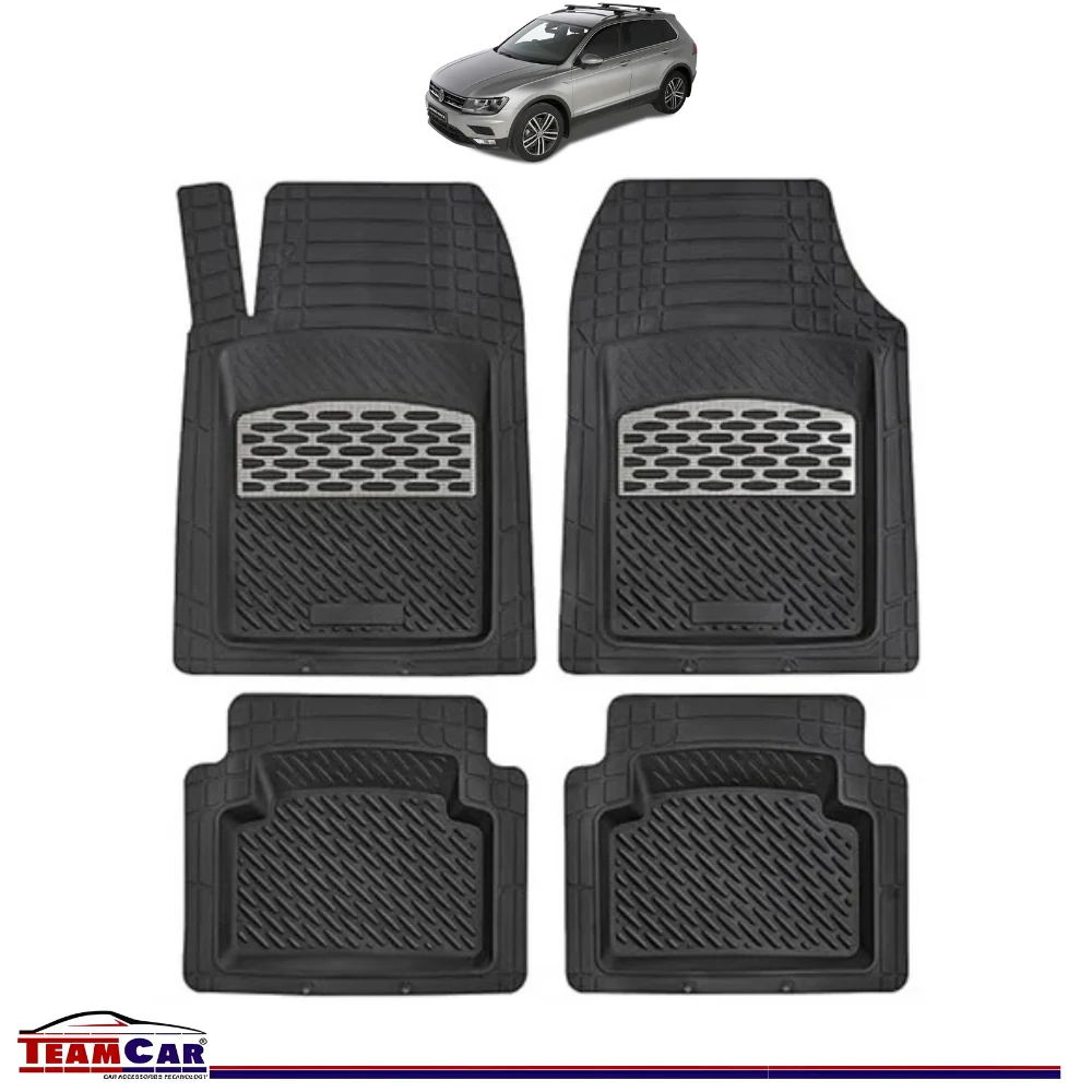 Covorase Auto TeamCar® Compatibile Volkswagen Tiguan BW2 (2016–2024) Carbon