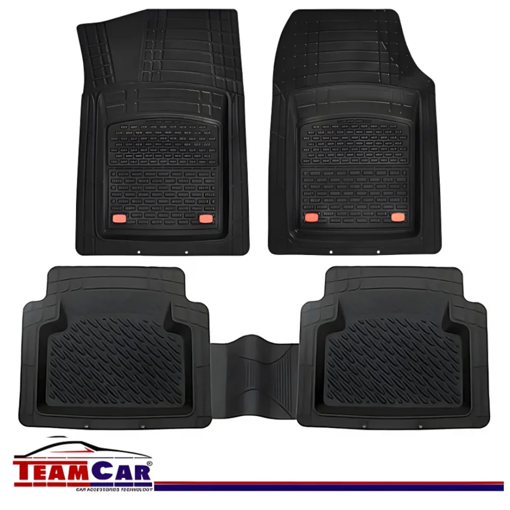 Covorase Auto TeamCar® Tip Tavita Compatibile Smart Forfour I (2004–2006) Negru
