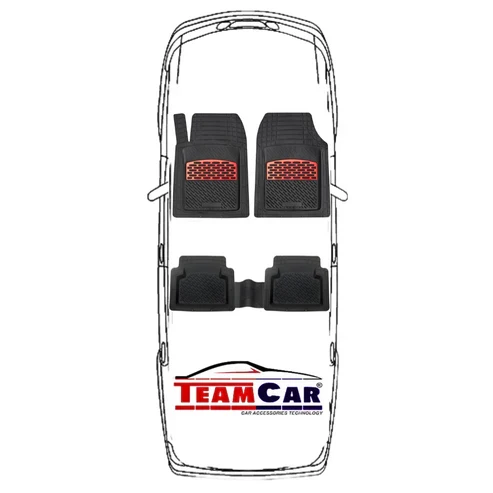 Covorase Auto TeamCar® Tip Tavita Compatibile Opel Vectra C (2002-2008) Red