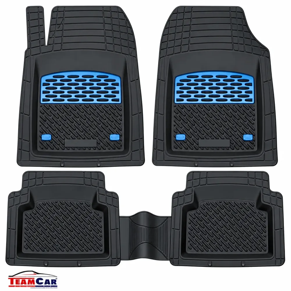 Covorase Auto TeamCar® Tip Tavita Compatibile Ford Focus Mk2 Combi 5 uși (2004–2011) Blue