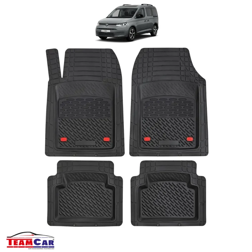Covorase Auto TeamCar® Tip Tavita Compatibile Volkswagen Caddy 5 (SB) Van / Combi (2020–2025)