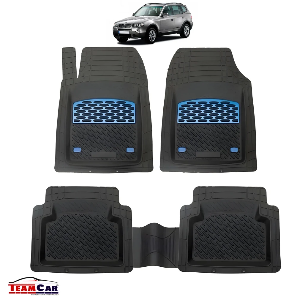 Covorase Auto TEAMCAR® Tip Tăvită pentru BMW X3 E83 2003-2010, Blue
