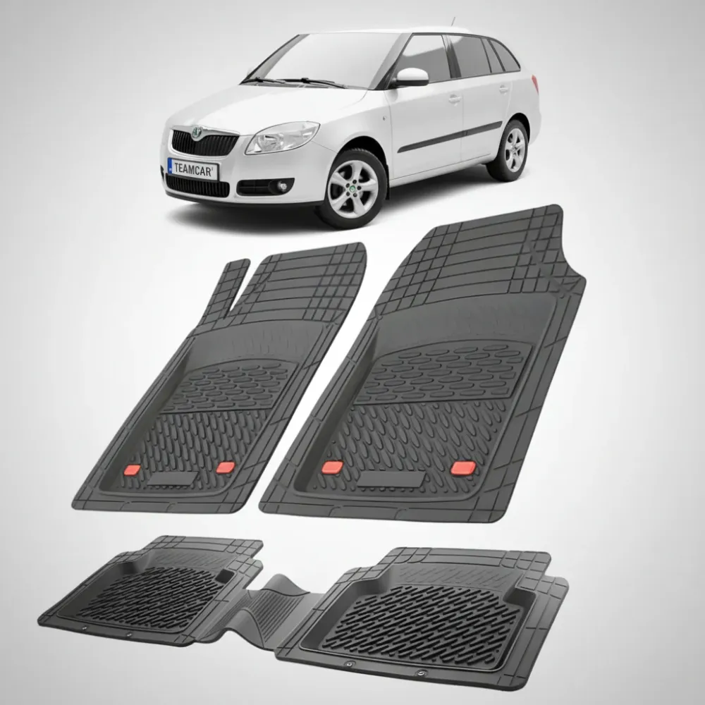 Covorase Skoda Fabia II Compatibile 2007-2014 | Black