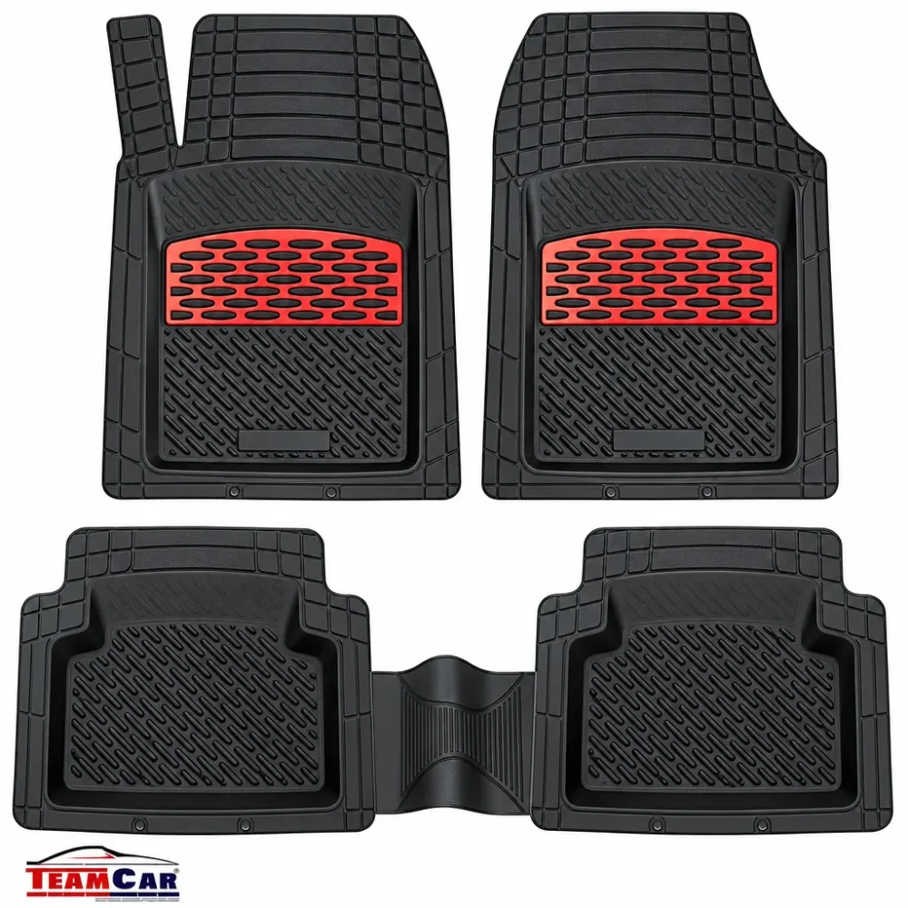 Covorase Skoda Octavia II TeamCar® Tip Tavita Compatibile (2004–2013) - Red