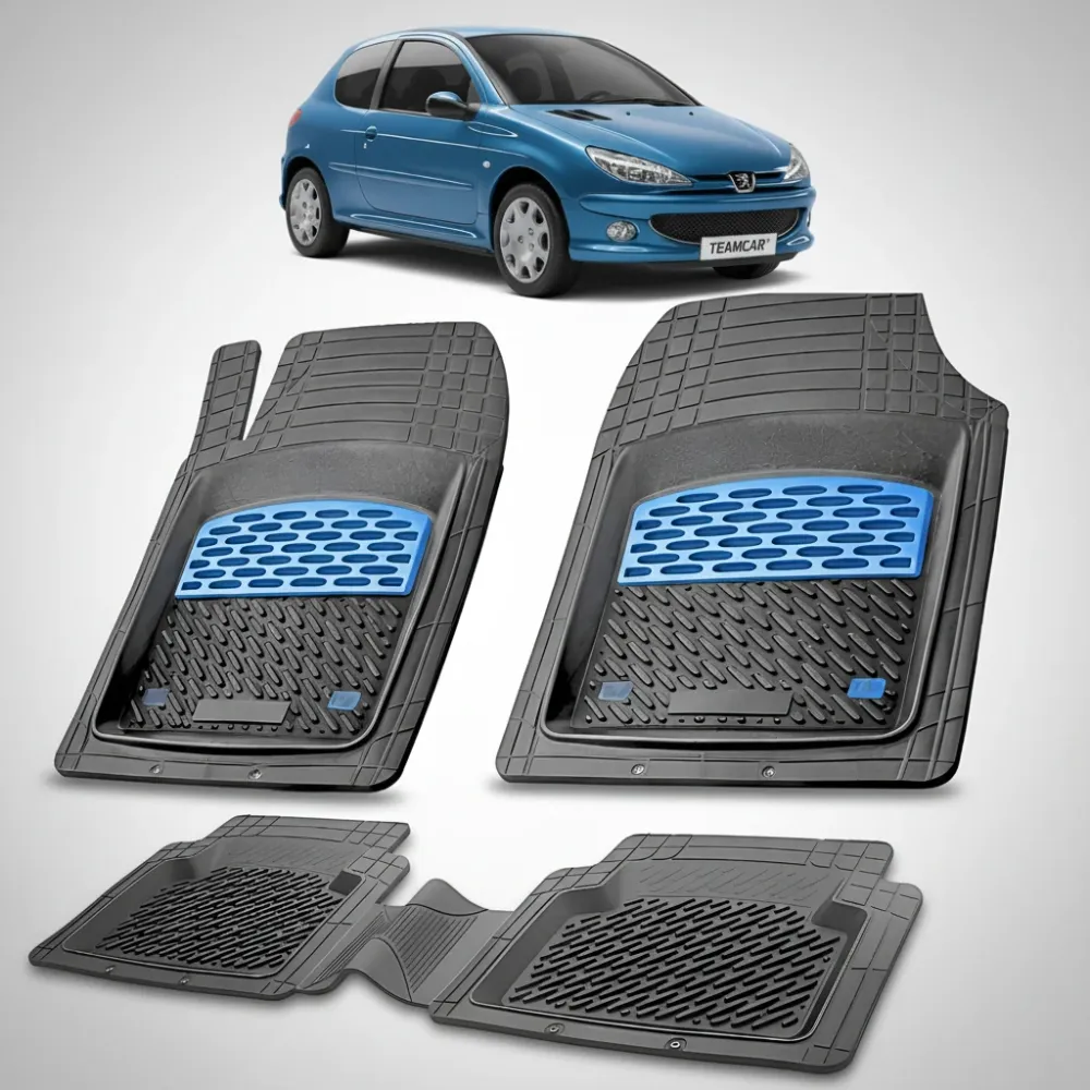 Covorase Tavita Compatibile Peugeot 206 (3 usi Facelift/Faza 2) 2003–2009 Blue