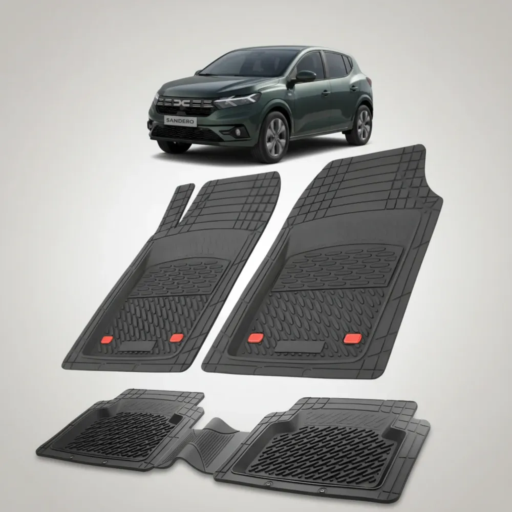 Covorase Tip Tavita Compatibile Dacia Sandero III 2023-2025 , Negru