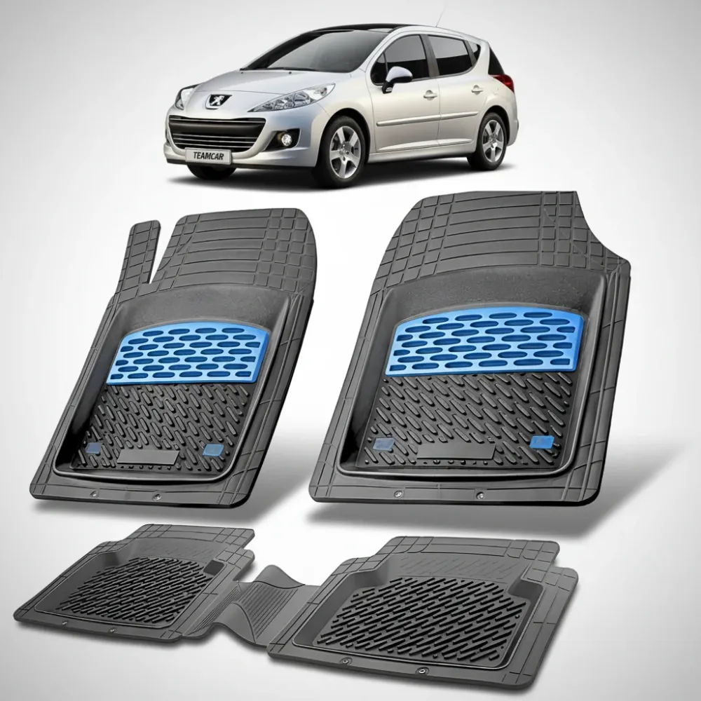 Covorase Tip Tavita Compatibile Peugeot 207 SW (2009-2012)-Blue