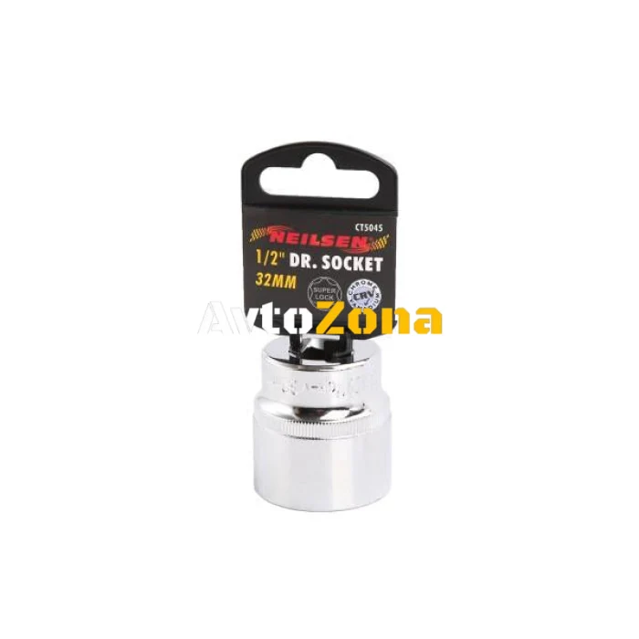 32 mm - crom vanadiu Super Lock 1/2 cap filetat - Neilsen Tools