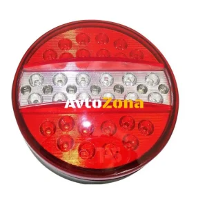 Diode LED tip hamburger 12V ROȘU & ALB Lumini de stop spate