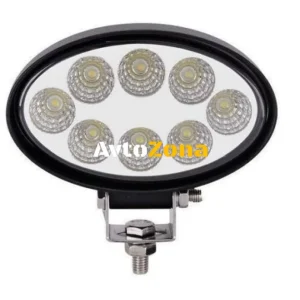 Far eliptic cu 8 LED-uri de 13,8 cm x 35 cm - proiectoare de ceață - potrivit pentru jeep-uri, bărci, biciclete electronic...