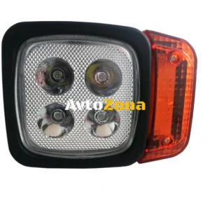 Far cu LED stânga cu intermitent, potrivit pentru tractor, combină, excavator, plug de zăpadă, etc - 4 LED-uri, 12W, 1000lm