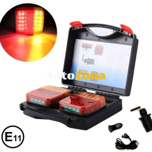 Fără fir fără fir cu magnet 12V 24V Led LED stopuri pentru remorcă rulotă platformă 5 Caracteristici