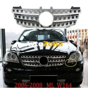 Grilă centrală pentru Mercedes ML W164 (2005-2008) Crom