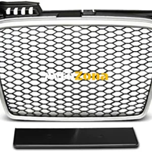 Grilă fără emblemă pentru Audi A4 B7 (2004-2007) - RS Design cu cadru cromat