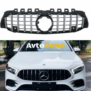 Grilă frontală pentru Mercedes -Class W177/V177 (2018+) - Crom negru