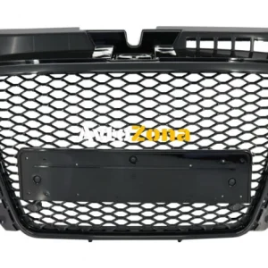 Grilă pentru Audi A3 8P Facelift (2007-2012) RS Design Honeycomb Piano Black cu capace PDC