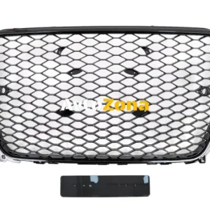 Grilă pentru Audi A4 B8 Facelift (2012-2015) RS Design, Piano Black