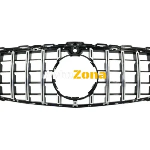 Grilă față pentru Mercedes C-Class W205 S205 A205 C205 (2014-2018) cu design GT-R Panamericana în finisaj cromat cu cameră...