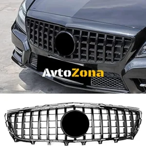 Grilă pentru Mercedes CLS W218 C118 (2011-2014) X218 Shooting Brake (2012-2014) GT-R Panamericana Design Piano Black