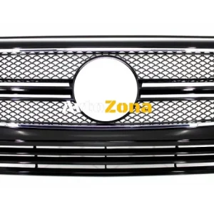 Grilă pentru Mercedes G-Class W463 (1990-2012) G65 Design Piano Black Chrome Frame