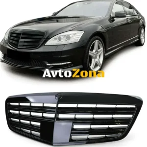 Grilă pentru Mercedes S-Class W221 Facelift (2010-2013) S63 S65 Design Piano Black