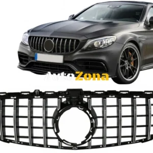 Grilă față pentru Mercedes W205 Sedan S205 T-Modell A205 Cabriolet C205 Coupe Facelift (03.2018-2020) cu cameră 360 și des...