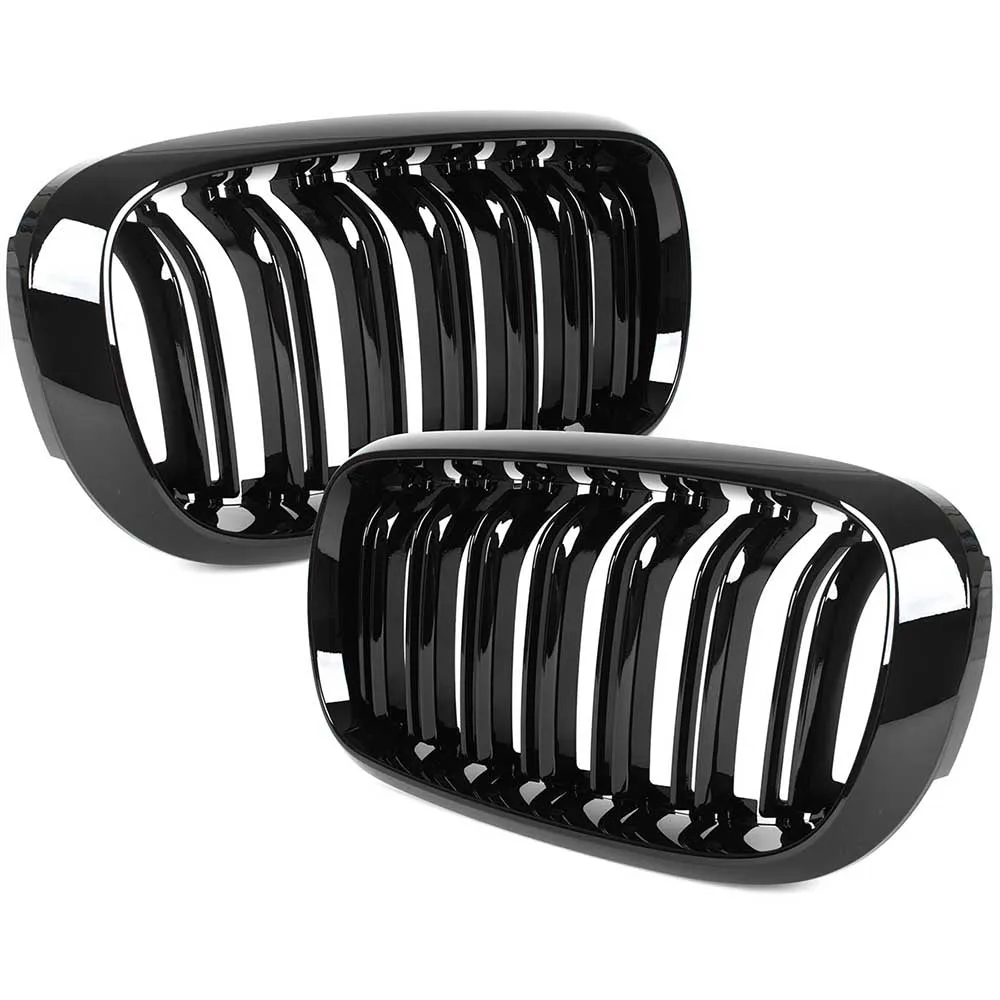 Grilă radiator BMW X5 F15 (negru lucios, double bar – stânga+dreapta) 2013-2018